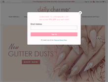 Tablet Screenshot of dailycharme.com
